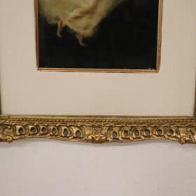 Italian 19th Century Antique Oil Painting on Board, Allegory of Spring