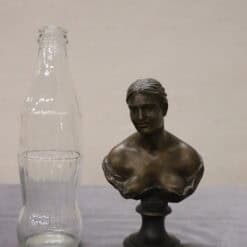 Alternative view of Small Bronze Sculpture, Signed Gemito, Bust of a Young Woman