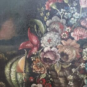 Italian 18th Century Painting, Oil on Canvas, Still Life