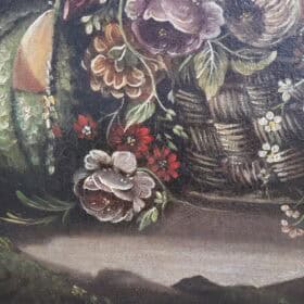 Italian 18th Century Painting, Oil on Canvas, Still Life