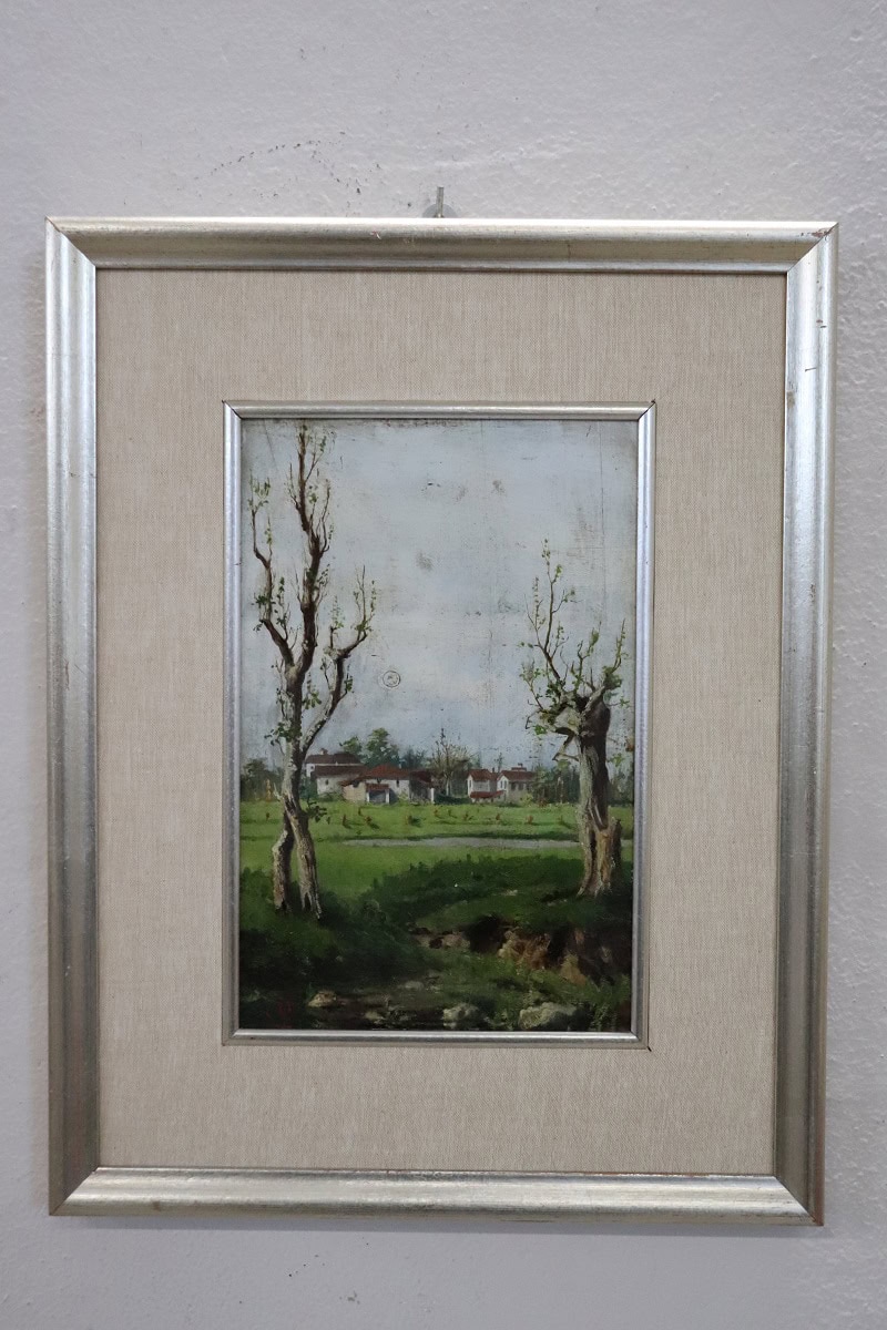 Pair of Italian Oil Paintings, Early 20th Century, Countryside - Image 2