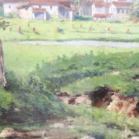 Pair of Italian Oil Paintings, Early 20th Century, Countryside