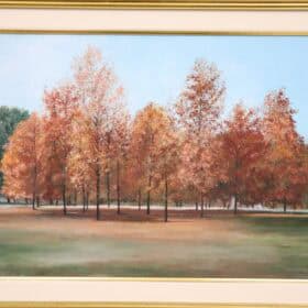 Italian 20th Century Painting, Oil on Canvas Cardboard
