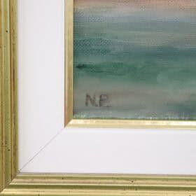 Italian 20th Century Painting, Oil on Canvas Cardboard