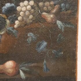 Italian Antique Oil Painting, 18th Century, Still Life