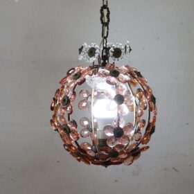 Murano Glass Pendant Lamp, Early 20th Century