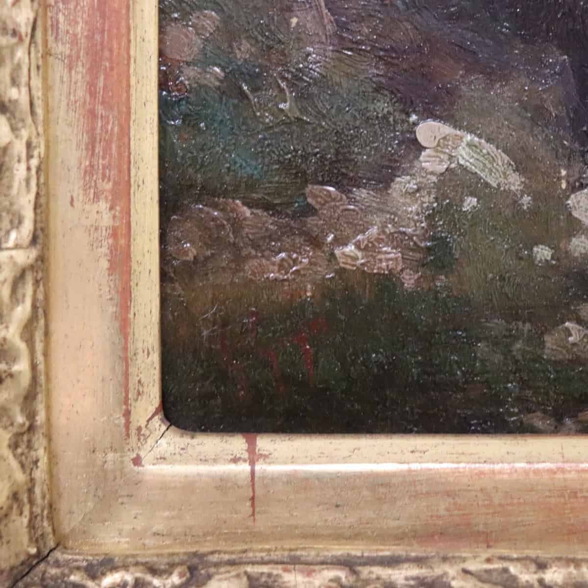 20th-Century Alpine Landscape Oil Painting - Image 7