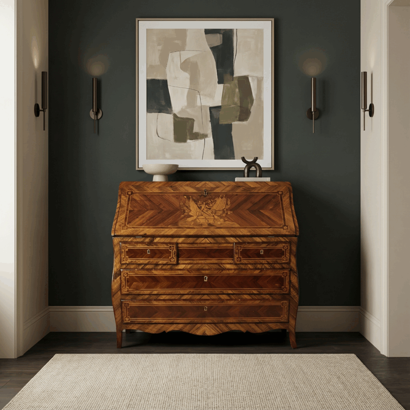 18th and 19th century secretary desks- Rococo Desk in situ- Styylish