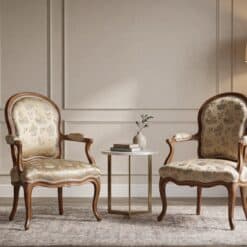 Alternative view of Pair of Louis XV Armchairs, 1760