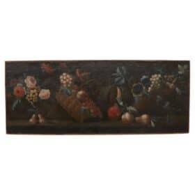 Italian Antique Oil Painting, 18th Century, Still Life