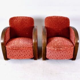 Art Deco Armchairs, Early 20th Century