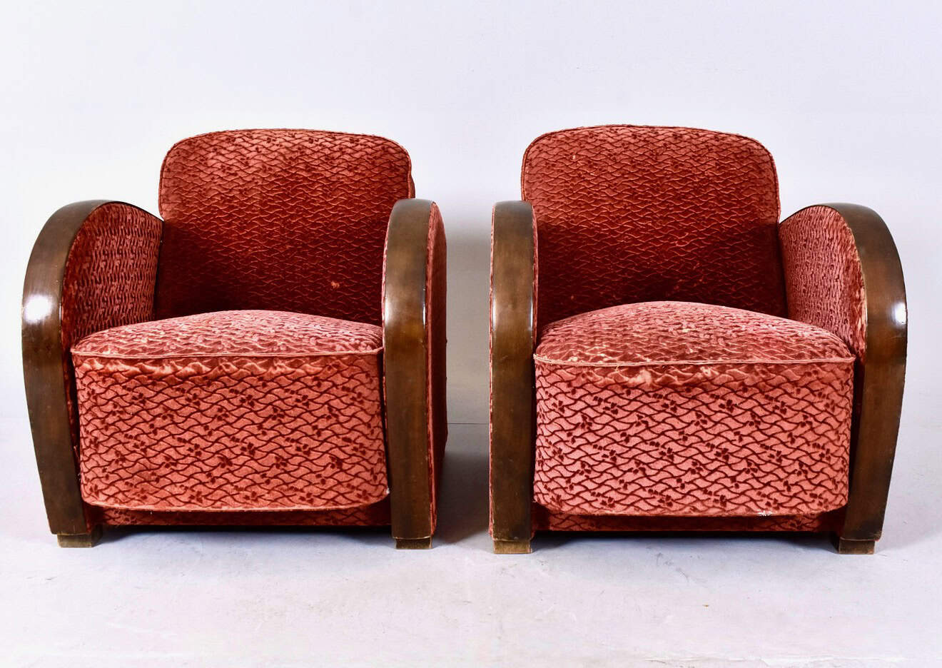 Art Deco Armchairs, Early 20th Century - Image 3