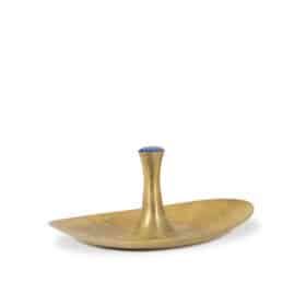 Philippe Hiquily Bronze Cup, Hammered and Gilded, Signed, 1980s