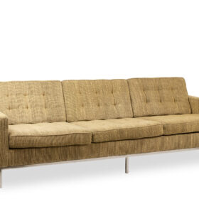 Florence Knoll Sofa and Armchairs, for Knoll, 1960s-70s.