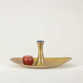 Philippe Hiquily Bronze Cup, Hammered and Gilded, Signed, 1980s