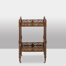 Small Side Table, Japanese-style Lacquer, Napoleon III Period