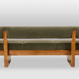 3-Seater Sofa in Light Ash Wood, Contemporary