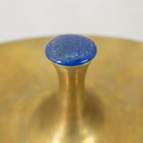 Philippe Hiquily Bronze Cup, Hammered and Gilded, Signed, 1980s