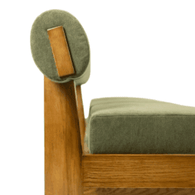 3-Seater Sofa in Light Ash Wood, Contemporary