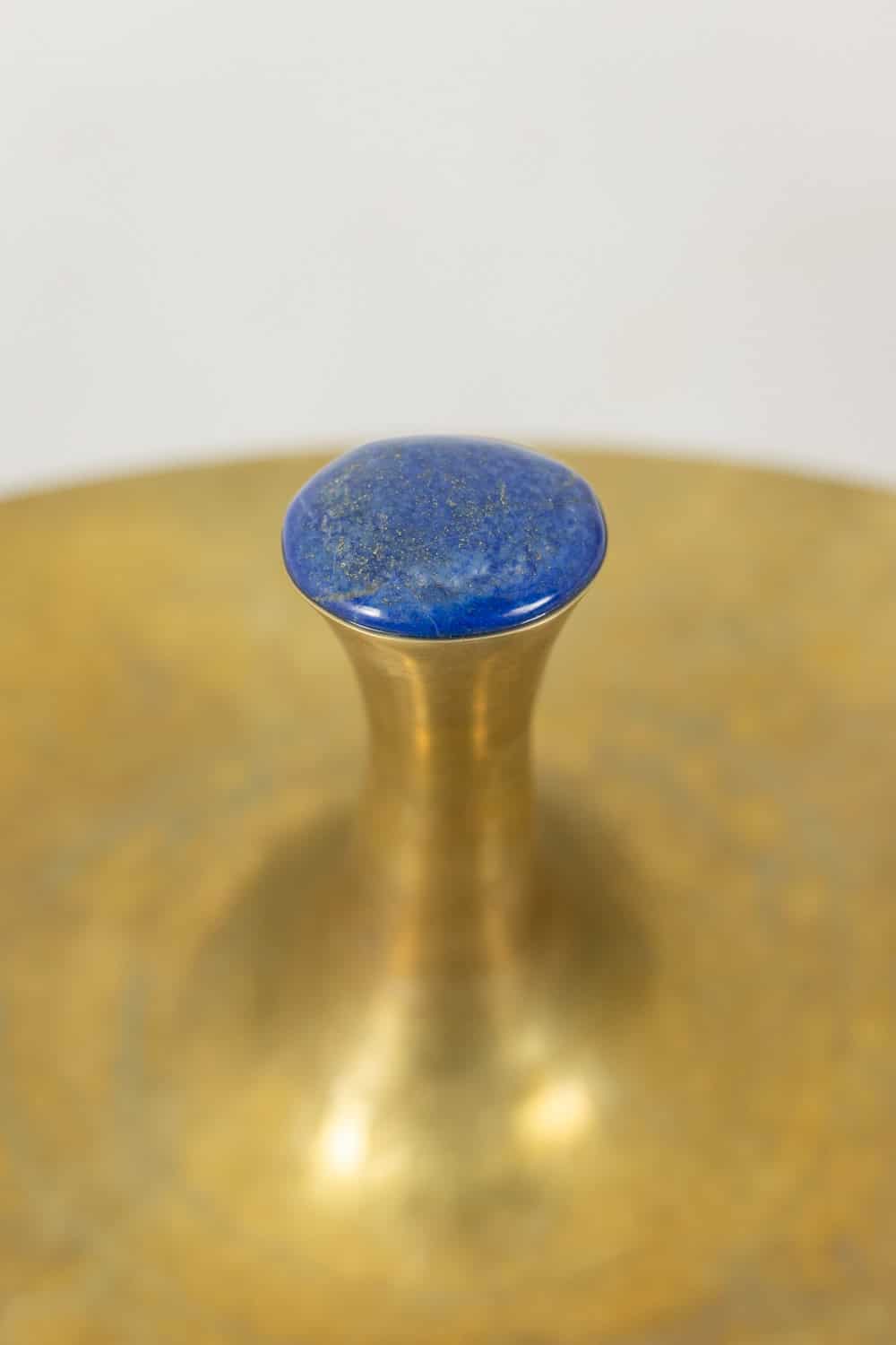 Philippe Hiquily Bronze Cup, Hammered and Gilded, Signed, 1980s - Image 5