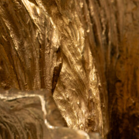 Chrystiane Charles Bronze Lamp, for Maison Charles, Signed