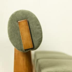 3-Seater Sofa in Light Ash Wood, Contemporary