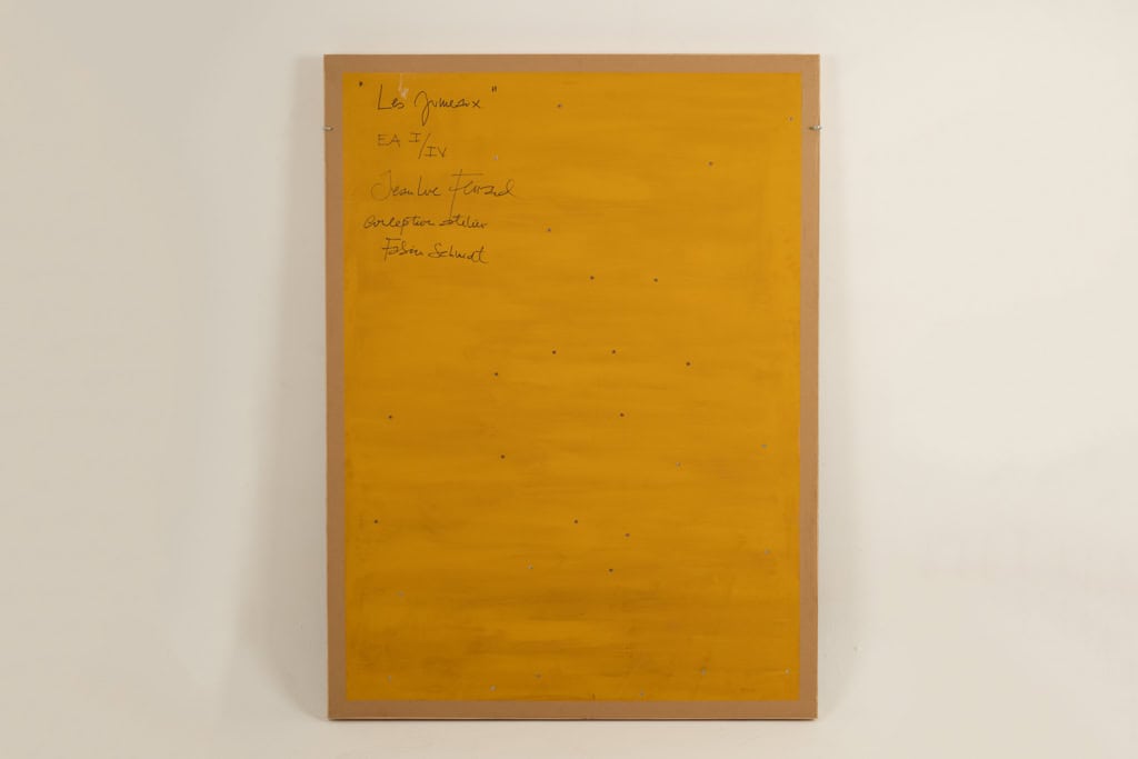 “Les Jumeaux” Bas-relief, Weathered Wood, Contemporary - Image 8