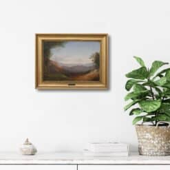 Alternative view of Italian 19th Century Painting, Oil on Canvas, View of Naples