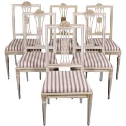 Swedish Gustavian Dining Chairs - Styylish