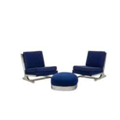 Valérian Rybar Armchairs and Ottoman - Styylish