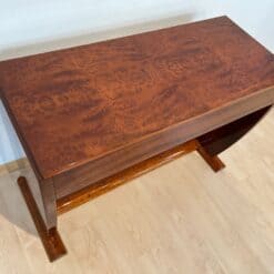 Art Deco Console Table, Thuja Roots, Birch, Silver-Plate, France circa 1925 - Image 11