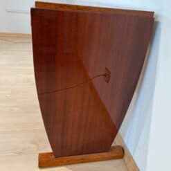 Art Deco Console Table, Thuja Roots, Birch, Silver-Plate, France circa 1925 - Image 13