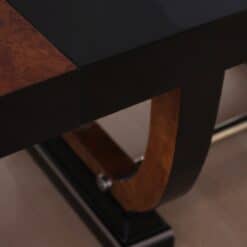 Expandable Art Deco Dining Table, Thuja Roots, Lacquered, France, circa 1930 - Image 13