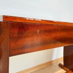 Art Deco Console Table, Thuja Roots, Birch, Silver-Plate, France circa 1925 - Image 18