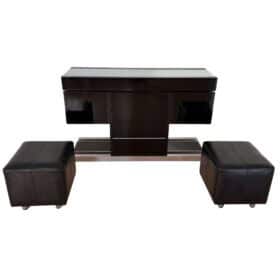 Vintage Italian Modern Dry Bar attributed to Willy Rizzo, 1970