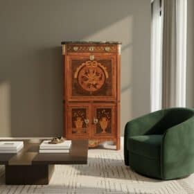 Antique French Secretary Desk, 18th century