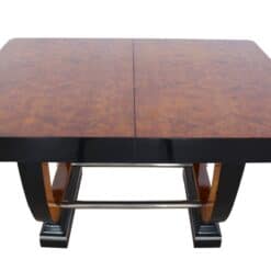 Expandable Art Deco Dining Table, Thuja Roots, Lacquered, France, circa 1930 - Image 4