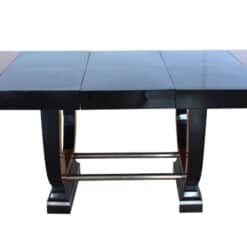 Expandable Art Deco Dining Table, Thuja Roots, Lacquered, France, circa 1930 - Image 7