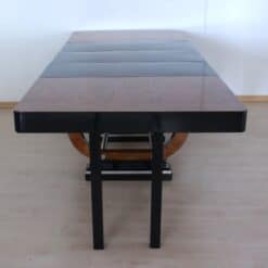 Expandable Art Deco Dining Table, Thuja Roots, Lacquered, France, circa 1930 - Image 9