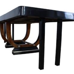 Expandable Art Deco Dining Table, Thuja Roots, Lacquered, France, circa 1930 - Image 10