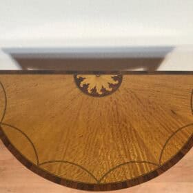 Pair of French Neoclassical Demi-Lune Tables, 19th century