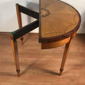 Pair of French Neoclassical Demi-Lune Tables, 19th century