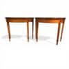 Pair of French Neoclassical Demi-Lune Tables- Styylish
