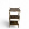 Brass and Eglomise Glass Shelf- Styylish
