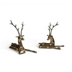 "Resting Stags" Bronze Sculptures- Styylish