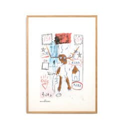 Basquiat Color Silkscreen Print - Styylish