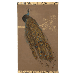 Contemporary Peacock Painted Canvas - Styylish