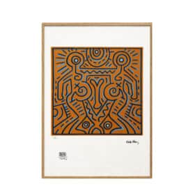 Keith Haring Silkscreen Print, Numbered Silkscreen, 1990s