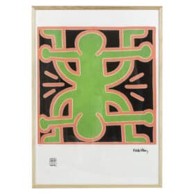 Numbered Keith Haring Print, Silkscreen, 1990s