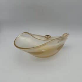 Murano Glass Bowl, Barovier and Toso, 1950s-1960s